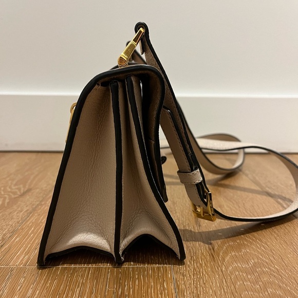 Miu Miu Crossbody bag 2015 leather two tone neutrals excellent used condition - Picture 8 of 16